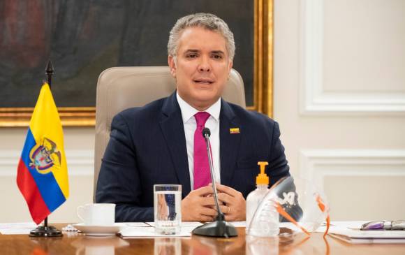 Iván Duque, presidente de Colombia. FOTO COLPRENSA