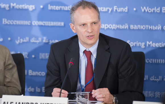 Alejandro Werner, director del Departamento del Hemisferio Occidental del FMI.