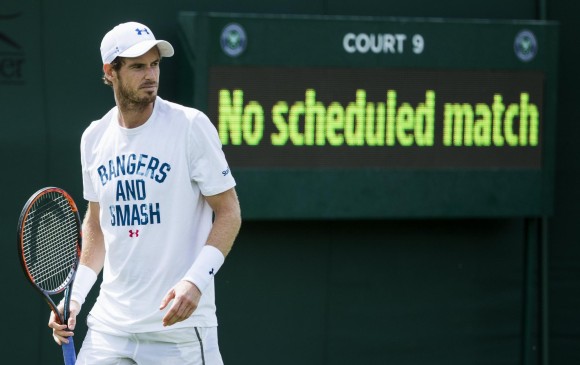 Andy Murray defiende título en Wimbledon. FOTO EFE