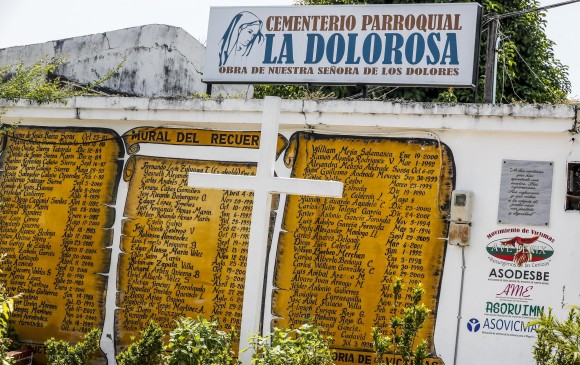 Cementerio La Dolorosa de Puerto Berrío. FOTO JAIME PÉREZ
