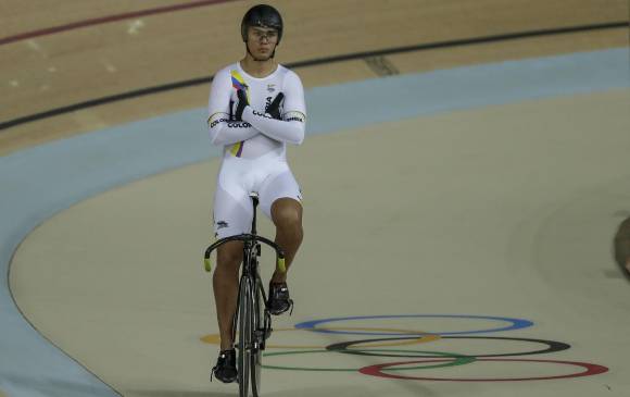 Puerta, campeón mundial en la prueba del Keirin, no podrá competir hasta que la UCI resuelva el caso. FOTO COLPRENSA