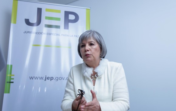 Patricia Linares, presidenta de la JEP, dijo que la intervención de la Fiscalía viola la discrecionalidad del tribunal. FOTO colprensa