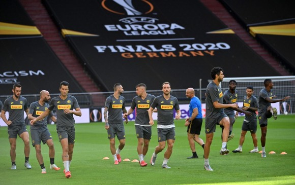 Inter de Milán prepara su juego ante Getafe. FOTO AFP