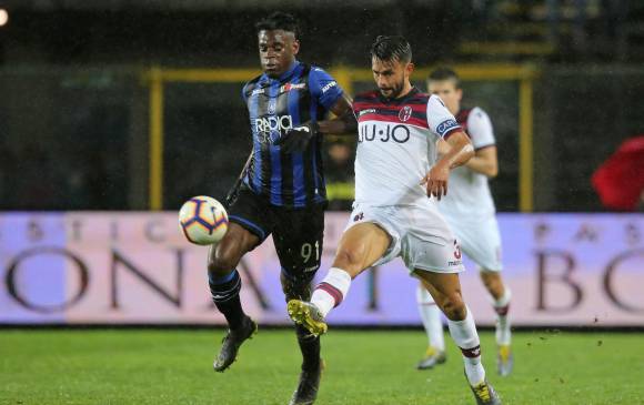 Confianza total para el goleador Duván Zapata, que ayer volvió a ser titular en Atalanta y jugó todo el cotejo ante Bologna. FOTO efe 