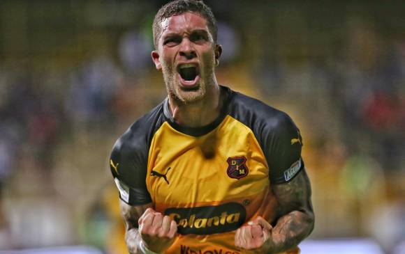 Arregui completó dos goles en Copa Águila. Había marcado en la serie ante Caldas. FOTO: COLPRENSA