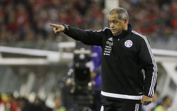 Francisco Chiqui Arce, técnico del equipo paraguayo. FOTO efe