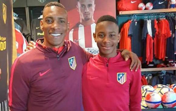 Amaranto Perea formó parte del Atlético de Madrid desde 2004 hasta 2012, un periodo en el que conquistó tres títulos. FOTO TOMADA DE INSTAGRAM