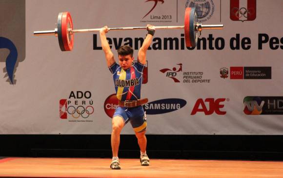 Luis Fernando Higuita, una de las cartas de Antioquia en el Nacional sub-23 que abre hoy en Barranquilla. FOTO cortesía IWF-COC