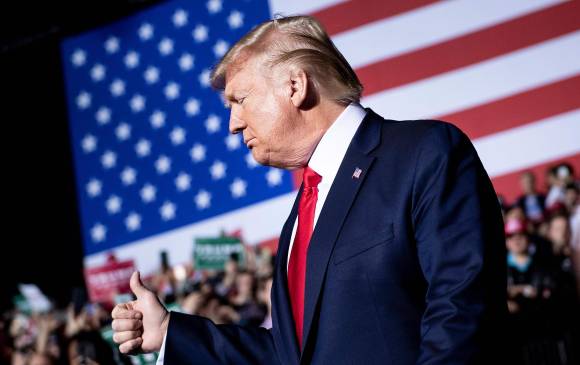 La Cámara de Representantes de Estados Unidos dio este miércoles luz verde a un juicio político al presidente, Donald Trump. Foto: AFP