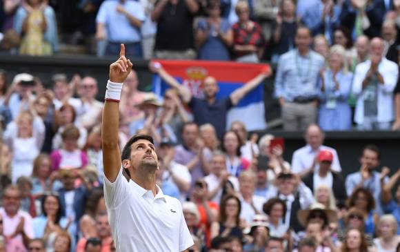 Djokovic ganó su quinto título en Wimbledon. FOTO: AFP