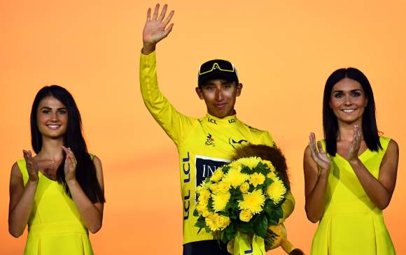 Egan Bernal, rey del Tour de Francia-2019. FOTO AFP