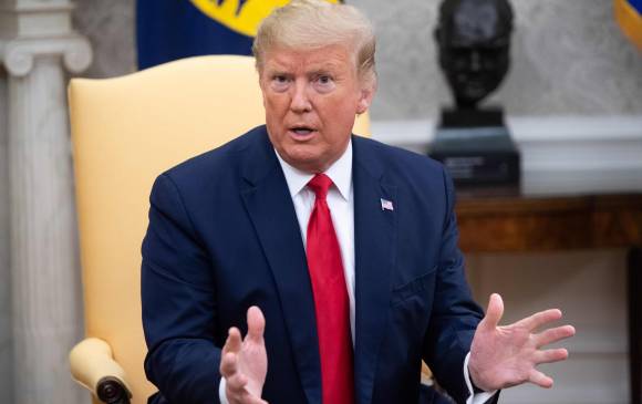 El presidente de Estados Unidos, Donald Trump. FOTO AFP
