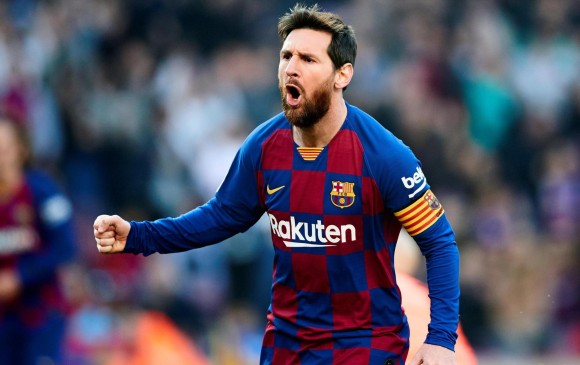 Lionel Messi, capitán del Barcelona, anunció la medida tomada por los jugadores de bajarse el salario por la crisis desatada por el coronavirus. FOTO EFE