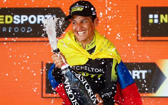 Esteban Chaves, corredor del Mitchelton Scott. FOTO AFP
