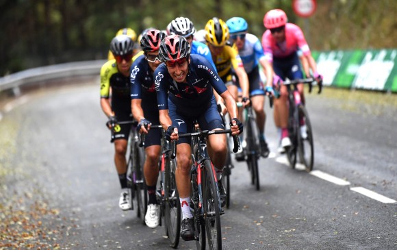 Sosa, que viene de ganar etapa en Vuelta a Burgos, cumple gran papel en su segunda grande. En 2019 estuvo en Giro. FOTO INEOS