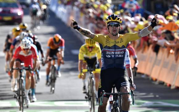 Primoz Roglic, corredor del Jumbo Visma. FOTO AFP