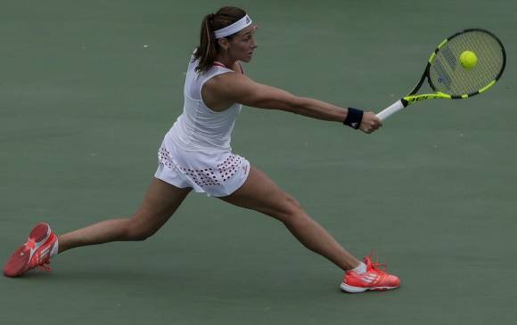 La tenista Mariana Duque logró el punto que puso en ventaja a Colombia ante Chile en la Fed Cup. FOTO COLPRENSA 