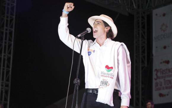 Mateo Jiménez, Dinamita, es otro de los referentes de la trova en Antioquia. FOTO CORTESÍA