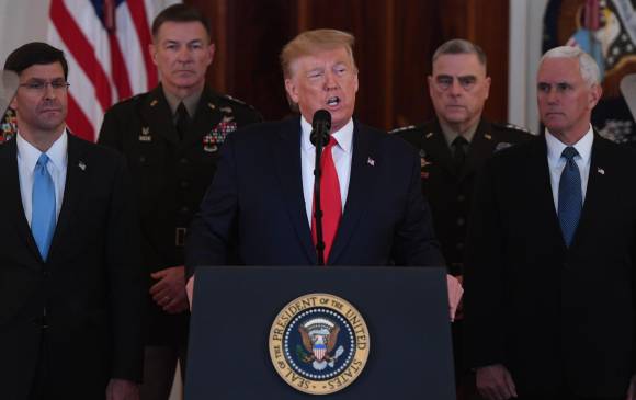 Donald Trump, presidente de Estados Unidos. FOTO AFP