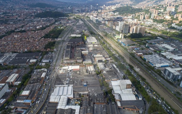 Zona de aire protegido industrial en el sector Guayabal de Medellín. FOTO JOSÉ LUIS ARANGO