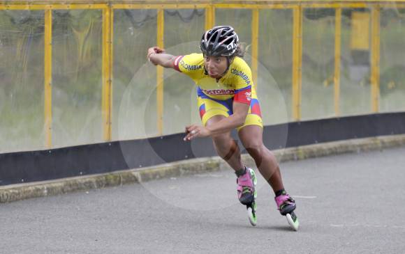 La juvenil Kerstinck Sarmiento fue una de las figuras de Colombia en Alemania, ganó dos oros. FOTO juan antonio sánchez