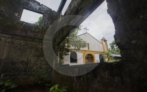 Iglesia de Bojayá, donde ocurrió la masacre que arrebató la vida de 98 personas. FOTO DONALDO ZULUAGA