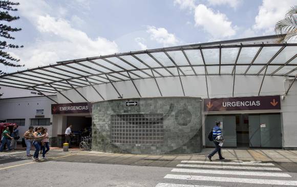 Imagen de referencia. Zona de urgencias del Hospital Manuel Uribe Ángel, de Envigado. FOTO ARCHIVO