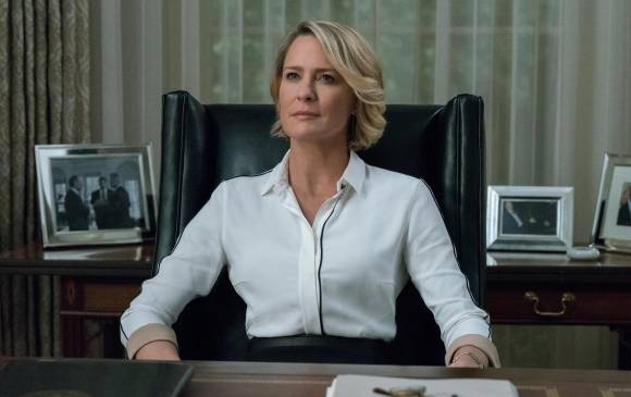 House of Cards es protagonizada por Robin Wright, Big Little Lies por Nicole Kidman y Sharp Objects por Amy Adams y Patricia Clarkson. FOTO Netflix - HBO