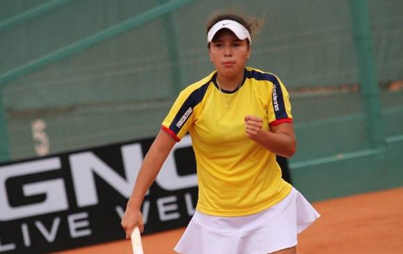 María Camila Osorio, integrante del equipo de Fed Cup. FOTO cortesía fedecoltenis