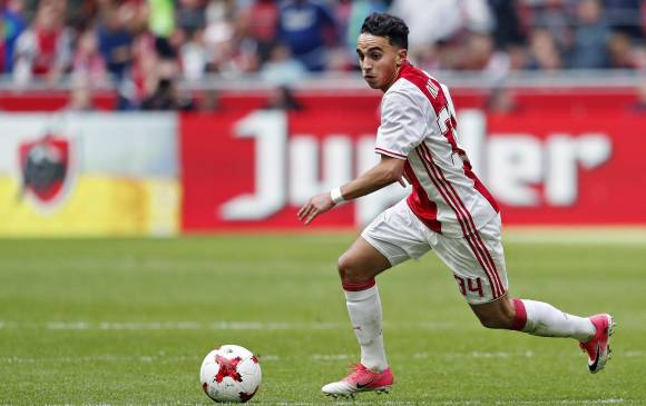 Abdelhak Nouri, compañero de los colombianos Dávinson Sánchez y Mateo Casierra en el Ajax de Holanda. FOTO EFE