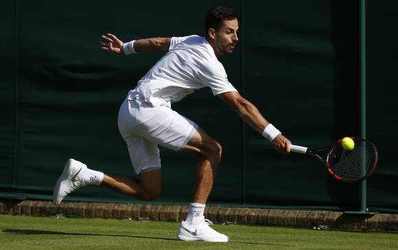 Santiago se ubica esta semana en el puesto 60 del ranquin mundial de la ATP. FOTO AFP