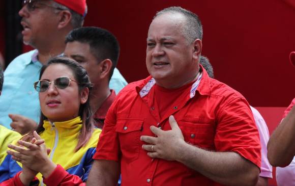 Diosdado Cabello no aparecía públicamente desde hace un mes. FOTO ARCHIVO EFE