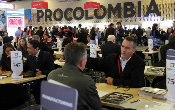La edición 55 de la Macrorrueda de Negocios se desarrolló este jueves 19 y viernes 20 de febrero en Bogotá. FOTO COLPRENSA