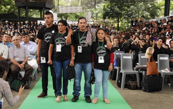 La familia de Silvia Helena Higuita había sido tercera en la edición anterior del concurso. FOTO CORTESÍA GOBERNACIÓN DE ANTIOQUIA