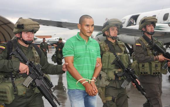 PIE DE FOTO: Así fue registrada la captura de alias “Puma” por la Policía, en 2012. Cortesía Policía Nacional