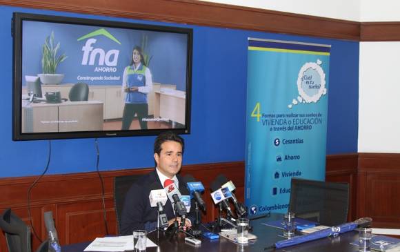 Augusto Posada, director Fondo Nacional del Ahorro. FOTO COLPRENSA. 