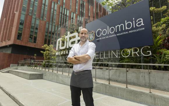 Almeida fue director de Operaciones durante dos años en Ruta N. Cuenta con formación en emprendimiento de base tecnológica y es doctor en Ciencias Biomédicas. FOTO Camilo Suárez Echeverry. 