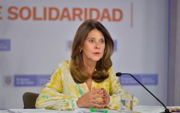 Vicepresidenta Marta Lucía Ramírez. FOTO COLPRENSA