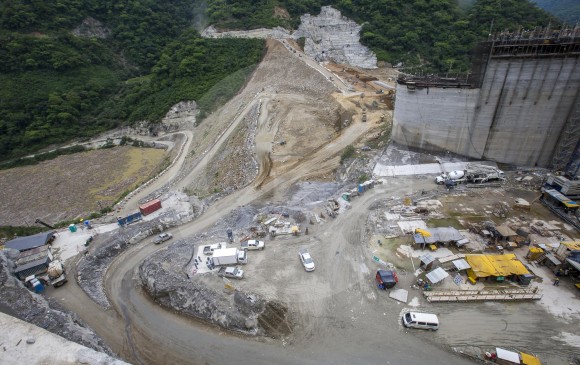 La construcción de Hidroituango tiene a EPM en dificultades desde hace un mes. Foto: Juan Antonio Sánchez.