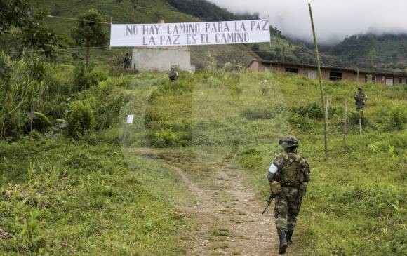 Según el gobernador Luis Pérez, la única zona con avances es la de la vereda Vidrí, en Vigía del Fuerte. FOTO Esteban Vanegas