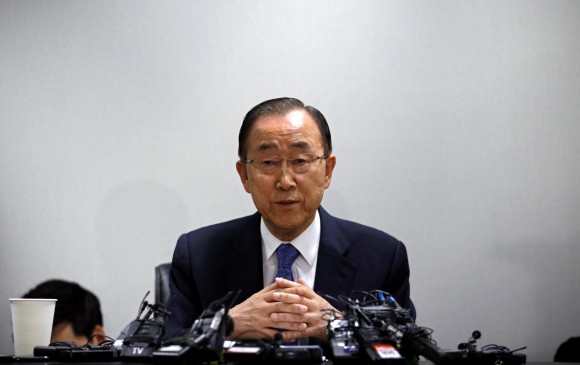 Ban Ki-moon, exsecretario general de la ONU. FOTO Reuters