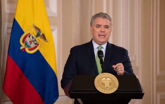 Presidente Iván Duque. FOTO COLPRENSA