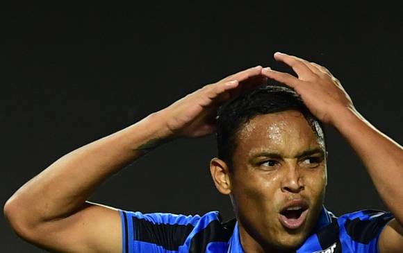 Luis Fernando Muriel atraviesa por uno de sus mejores momentos deportivos, pero deberá tener unos días de recuperación. FOTO AFP