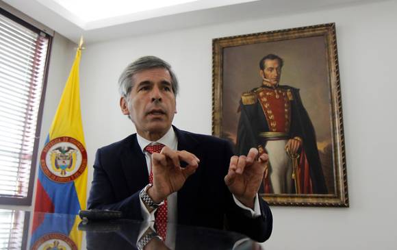 El Ministro de Defensa y del Derecho agregó también que el Gobierno respeta la independencia de la Fiscalía. FOTO COLPRENSA