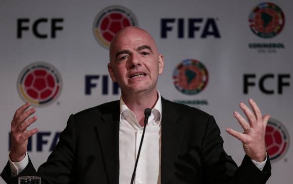 Gianni Infantino estará este fin de semana en Colombia. FOTO COLPRENSA