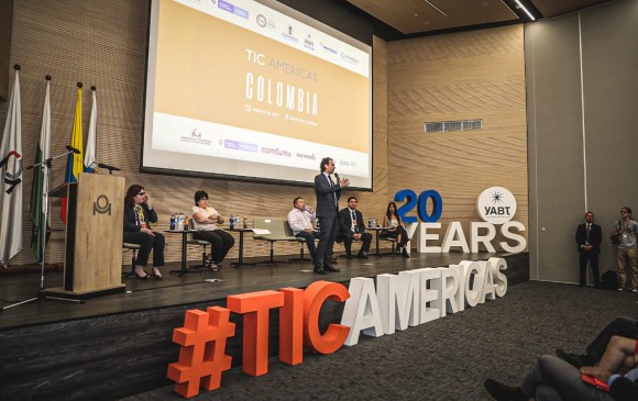 En el evento de antesala de la OEA se anunciaron los negocios latinoamericanos finalistas. El alcalde, Federico Gutiérrez, dijo que Medellín es una ciudad para emprender. FOTO Cortesía