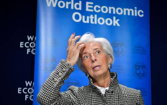 La directora gerente del Fondo Monetario Internacional, Christine Lagarde, reconoció que el FMI tiene sus preocupaciones en medio del repunte de la economía global. Crédito: AFP