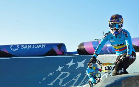 Mariana Pajón, bicampeona olímpica. FOTO EFE