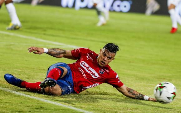 El delantero del DIM, Leonardo Castro, sufrió una nueva lesión en su rodilla izquierda y estará por fuera de la cancha los próximos 6 meses. Foto: Jaime Pérez Munévar.