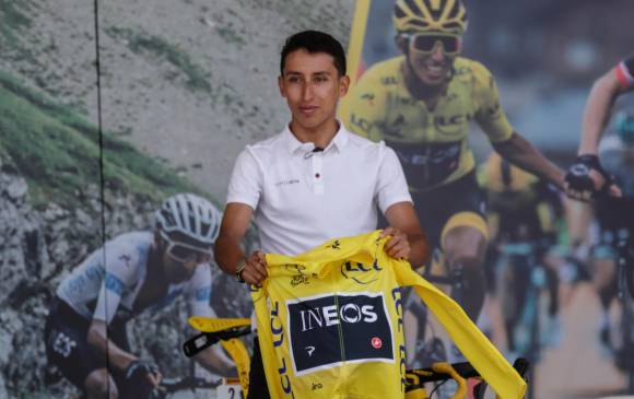 El parque de los Comuneros recibió a Egan Bernal, primer colombiano y latinoamericano en ser el ganador del Tour de Francia. Foto: Archivo Colprensa. 